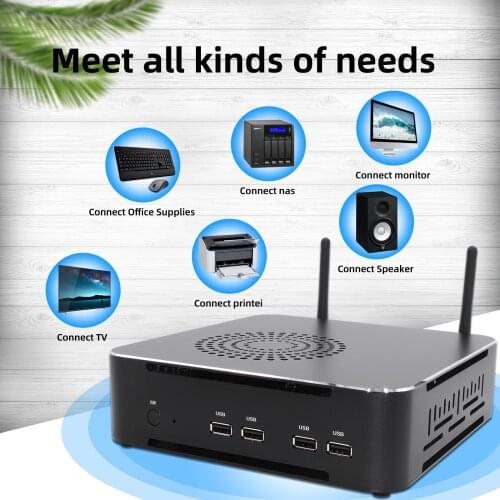 Mini PC Intel Core i7 11700 Core i5 11400 i9 11900 Windows11 Linux Desktop computer home/office use AC WiFi BT4.0 HDMI 4K HTPC