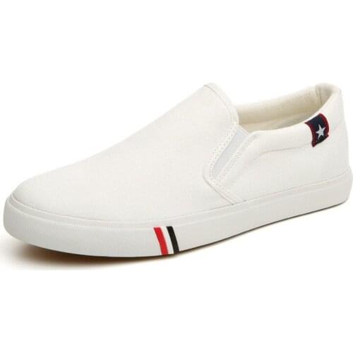 2021 Spring Mens Canvas Shoes Three Vulcanized Mens Shoes Korean Version of The Small White Shoes Casual Student Shoes Tide