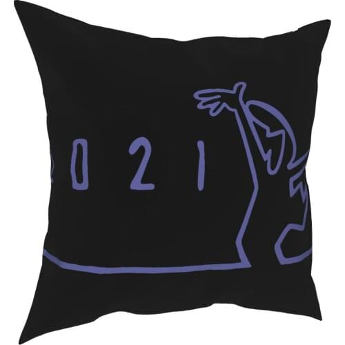 La Linea 2021 Pillowcase Soft Polyester Cushion Cover Gift Pillow Case Cover Chair Zippered 40*40cm