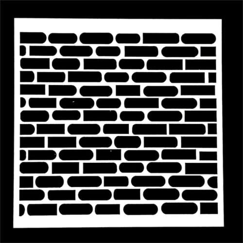 1Pcs Novelty Reusable Wall Shaped Stencil Airbrush Painting Art DIY Home Decor Scrapbooking Album Craft Drop Shipping