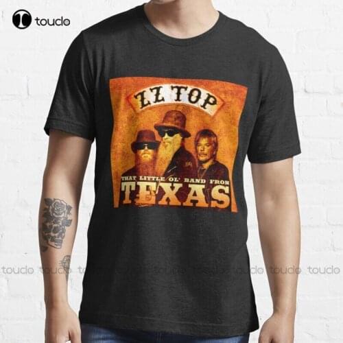 New Zz Top From Texas Tour 2019 2020 Tiang T-Shirt Cotton Tee Shirt S-5Xl