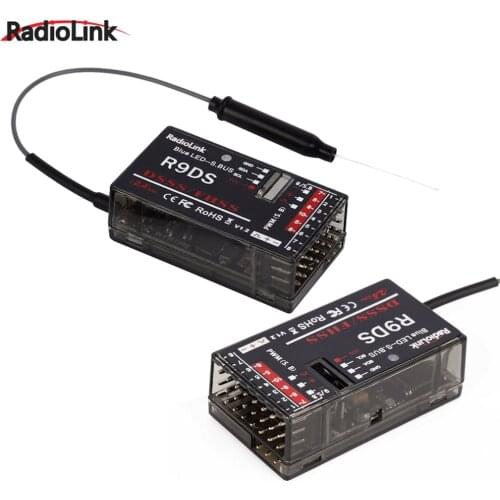 RadioLink R9DS 2.4G 9CH DSSS&FHSS Receiver For RadioLink AT9 AT10 Transmitter Support For S-BUS For RC Multirotor Quadcopter Toy