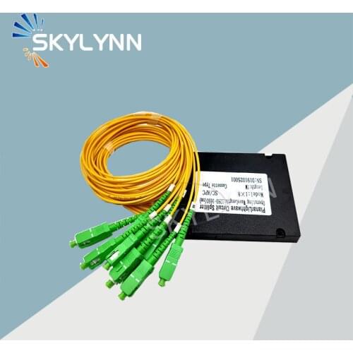 SC/APC Connector Single Mode 1 Meter Length 2.0mm Cable ABS BOX Fiber Optic PLC Splitter 1*2 1*4 1*8 1*16 1*32