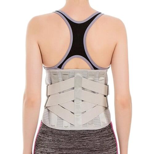 Steel Plate Magnetic Tourmaline Self-Heating Waist Lumbar Support Orthotics Belt Posture Corrector Brace Lower Back Belt 3 Pad