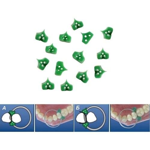 1 bag Dental Silicone Wedges Add on Wedge Delta Ring Tine No 1.861 Dentistry Materials