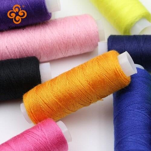 Xintianji Free Shipping Small Coil Needlework Sewing Thread Household Manual Diy Material Accessories 24 Colors/Box TJ1313