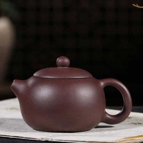Yixing recommended masters all hand undressed ore shih purple clay pot teapot tea custom wholesale sell like hot cakes