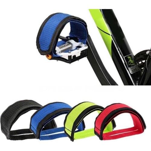 1 Pair Bicycle Pedal Straps Toe Clip Belt Strap Anti-slip Bike Pedal Tape Fixed Gear Adhesivel Cycling Fixed Cover BC0057