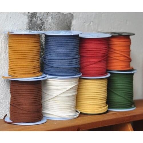 1 Roll 90M/2mm Flat String Korea Cords Ropes Wires Fit bracelet necklace DIY Jewelry Accessories