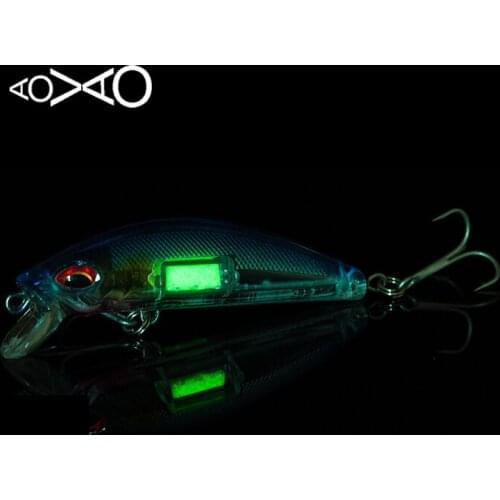 10.4g 7cm 3D Eyes Luminous Minnow Fishing Lures Sinking Wobblers Crankbait Fishing Lure