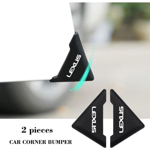 2pcs/pair Silicone Car Door Corner Cover Anti-Scratch Protector For Lexus is250 is200 ct200h gs300 is rx450 Car Accessories