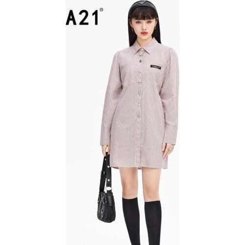 Модные платья-рубашки A21 China At AliExpress