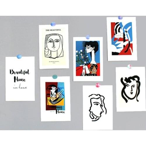 Abstract Character Decorative Card Simple Style Photo Props Diy Collocation Postcard Background Wall Sticker Greeting Card Gift