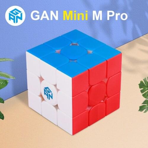 GAN Mini M Pro 3x3x3 Magnetic Magic Speed GANS Cube Professional Magnets Puzzle Cubes GAN Toys For Children Kids gan mini m pro