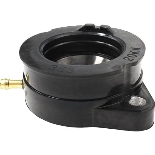 Motorcycle Carburetor Rubber Intake Manifold Pipe Interface Adapter for Yamaha SR400 SR 400 1992-2000 SR500 SR 500 1991-1999