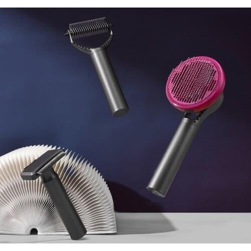 New Pet Cat Hair Removal Comb, Massage Knot Comb, Three-piece Washable Pet Grooming Kit