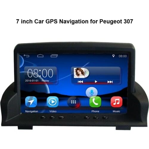 Upgraded Original Android 7.1 Car Radio Player Suit to Peugeot 307 Car Video Player Built in WiFi GPS Bluetooth