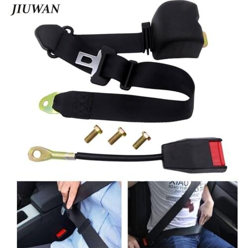 Universal Retractable Seatbelt 3 Point Car Safety Seat Lap Belt Automotive Belt Adjuster Latch Locking Seat Safety For Car Seat