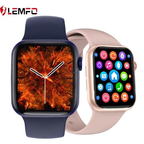 LEMFO IWO 13 DT100 Plus Smartwatch Men Women Bluetooth Call Custom Dynamic Watch Face PK HW22 Smart Watch 2021 IP67 Waterproof
