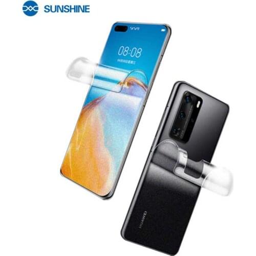 SUNSHINE SS-057E Matte Hydrogel Film screen protector Anti-finger phone screen Rear Membrane protector with free Cutting Times