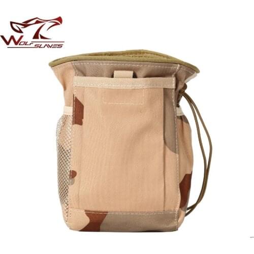 Military Protable Molle Utility Hunting Bags Rifle Pouch Ammo Pouch Tactical Gun Magazine Dump Drop Reloader Outdoor Vest Bag
