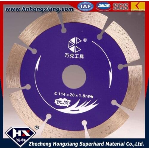 High quality 4 inch diamond saw blade for cutting stone