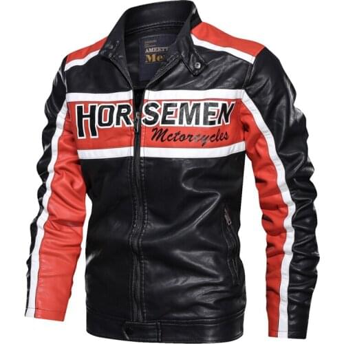 Yutwpez Men's Faux Leather Jackets