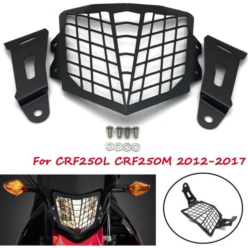Motorcycle Headlight Protector Guard Lense Cover Grill Headlight Protection For Honda CRF250L CRF250M CRF250 L/M 2012-2017