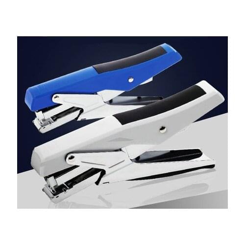 0329 Plier Stapler Manual Metal Hand Stapler With Staples Stapling 20 Sheets Office School Low Force For Business Commercial