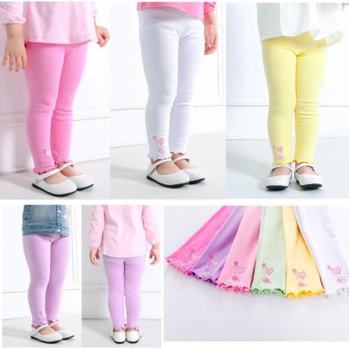 1pc Baby Girls Toddler Children Cotton Legging Spring Stretch Girls Kids Leggings Pants Clothes Trousers 2020 Fashion Clothing