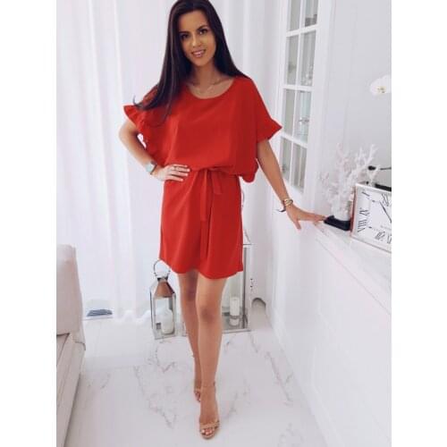 2020 Summer New Fashion Women Loose Bat Sleeve Chiffon Dress Casual Elegant Ruffled Straight Dresses Party Female Vestidos