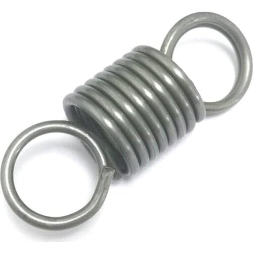 5pcs cart extension spring black tension springs steel board drag spring 2*17*50mm