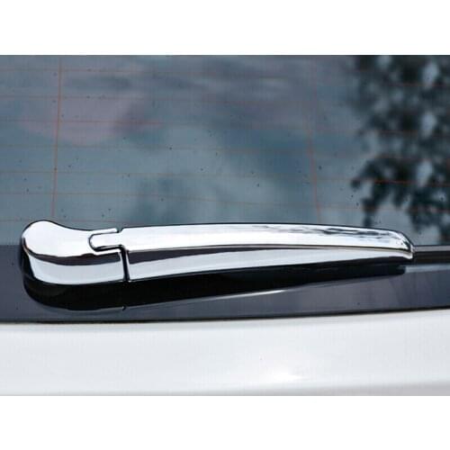 ABS Plastic For BMW X1 F48 2016 2017 2018 car rear Wiper strip cover trim sticker auto accessories styling