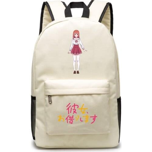 Anime Rent A Girlfriend Mizuhara Chizuru Nanami Mami Cosplay Student School Bags Backpack Laptop Travel Fashion Rucksack Gifts