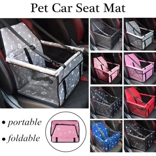 Pet Cat Dog Car Seat Mat Animal Protection Mat Hanging Bag Breathable Waterproof Pet Safety Travel Car Accessories