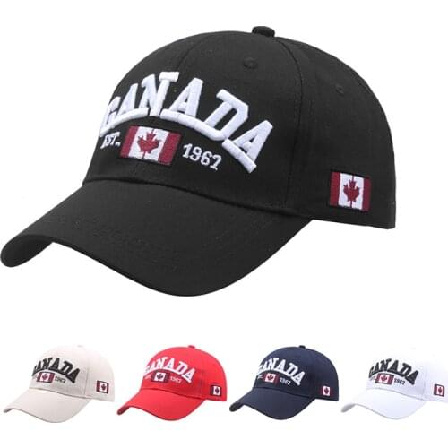 I Love Canada Letter Embroidery Baseball Cap Snapback Hat for Men Women Dad Hat Outdoor Casual Cotton Casquette Hats Hip Hop Cap