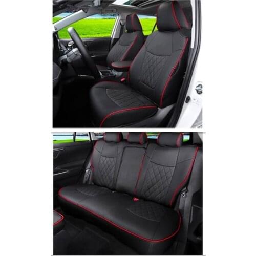 Good quality! Full set car seats covers for Toyota RAV4 2021 durable breathable eco seat covers for RAV4 2020-2019,Free shipping