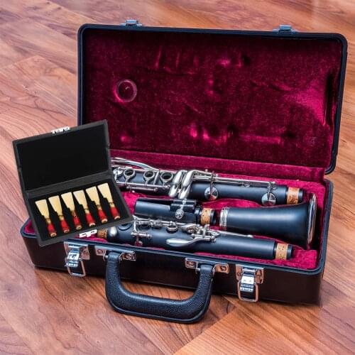 Bassoon Reed Container Reed Storage Holder Box Instrument Reed Holder Supply Instrument Accessories for 6pcs Oboe Reeds Redwood