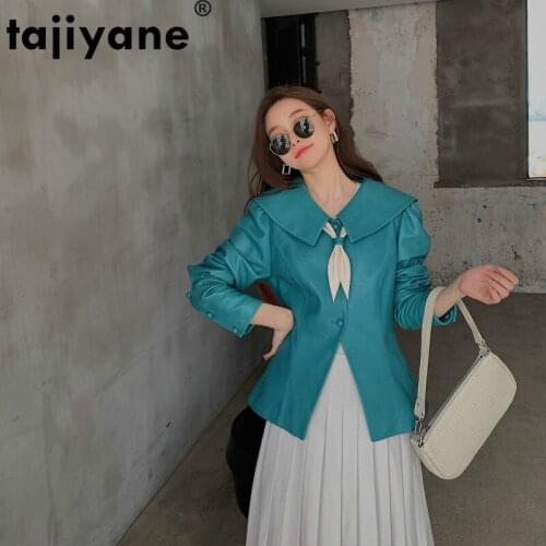 Jackets and Coats Women Sheepskin Coat Womens Leather Jacket Genuine Leather Jackets Female Clothes C20D02058 WPY433