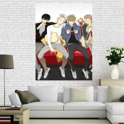 Hot Sell Custom Old Xian 19 Days Canvas Painting Poster Home Decor Cloth Fabric Wall Art Poster for Living Room