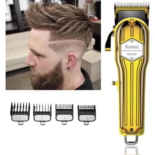 Hair Clipper Electric For Men Cordless Hair Trimmer Cutting Metal Machine Barber Rechargeable Bear Trimmer Hairdressing Supplies