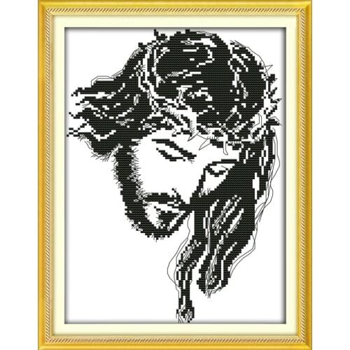 Meditation cross stitch kit people 18ct 14ct 11ct count print canvas stitches embroidery DIY handmade needlework plus