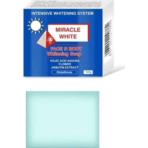 Exfoliating Face & Body Cleasning Bar Kojic Acid Sakura Flower Arbutin Extract Whitening Soap Kill Remove Germs Deep Cleaning