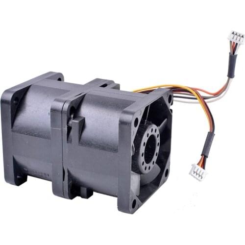 COOLING REVOLUTION 9CR0412P5S05 4056 40x40x56mm 12V 0.88A 4-wire 4Pin Large air volume fan dual motor server fan