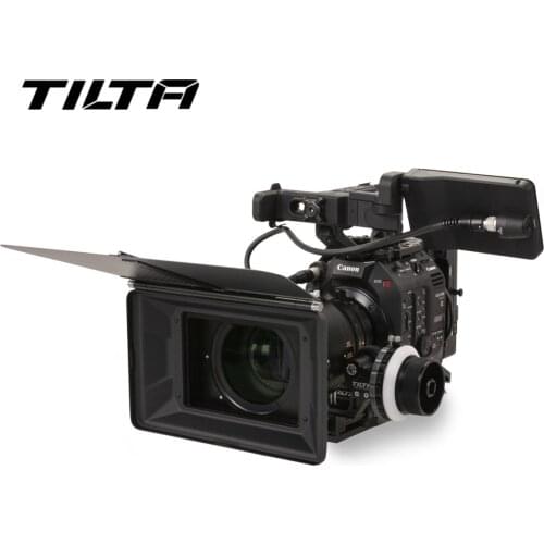Tilta Camera Cage Rig for Canon C500 Mark II / C300 Mark III Rig ES-T19-A ES-T19-C with follow focus matte box