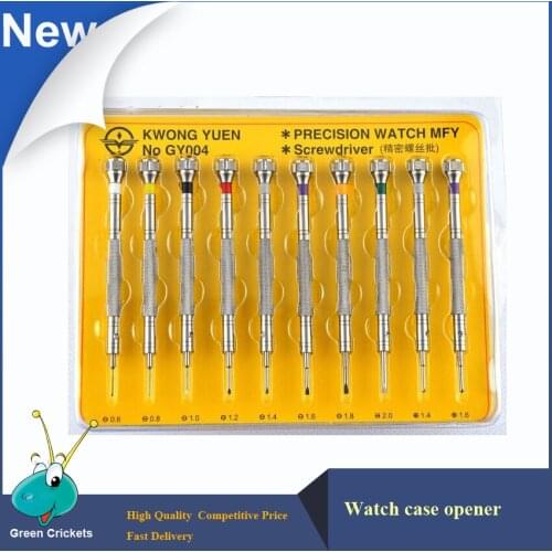 10pcs/set 316# Steel Extreme Hardness watch screwdriver set,Repair Watch Tool Precision watch screwdriver for watchmaker