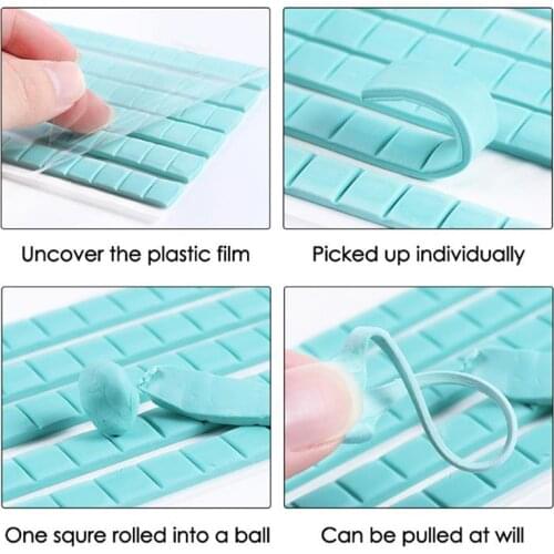 30pcs Fixing Clay Stick Removable Glue Clay Mud For Nails Tips Holder Reusable