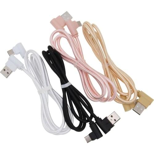 500pcs/lot USB Type-C Micro USB Cable for Huawei Samsung USB C Fast Cable New Shell Nylon Phone Charger Cable for IPhone XR XS