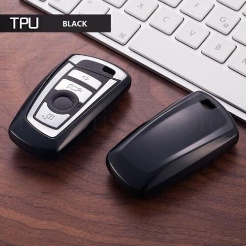 Car Key Case Glossy Shell TPU Cover Set Holder For BMW F10 F20 F30 1 2 3 4 5 6 series X3 X4 320I 116I 118I 328I 530I Key Protect