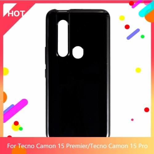 Camon 15 Premier Case Matte Soft Silicone TPU Back Cover For Tecno Camon 15 Pro Phone Case Slim shockproof